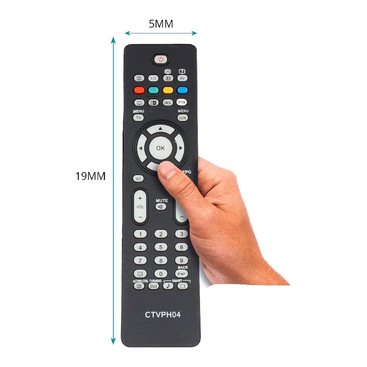 Universal remote control Black_7