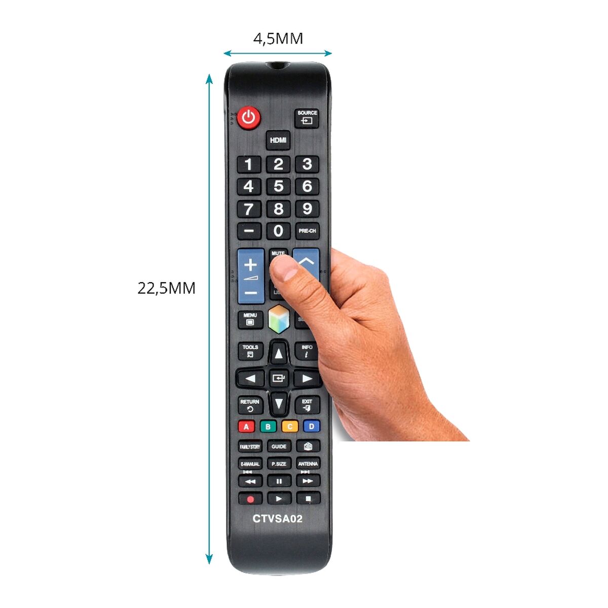 Universal Remote Control Black_6