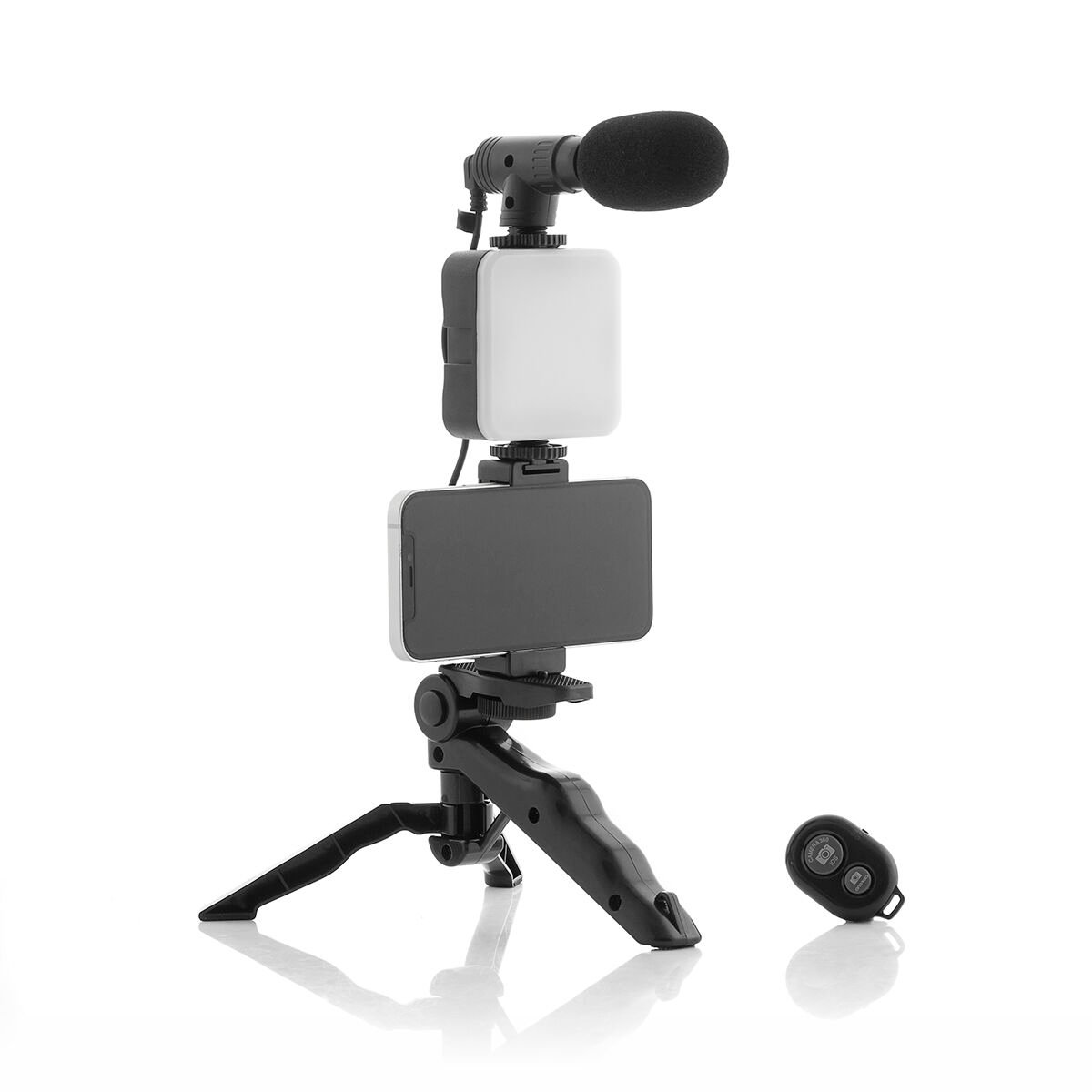 "Vlogging Kit with Light, Microphone and Remote Control Plodni InnovaGoods 6 Pieces"_24