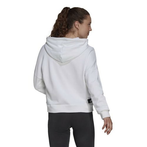 Hættetrøje til Kvinde Adidas Sportswear Future Icons Hvid_6