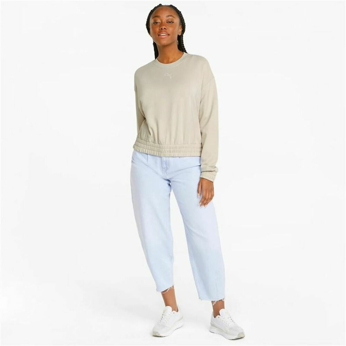 Men’s Hoodie Puma HER Crew Beige_8