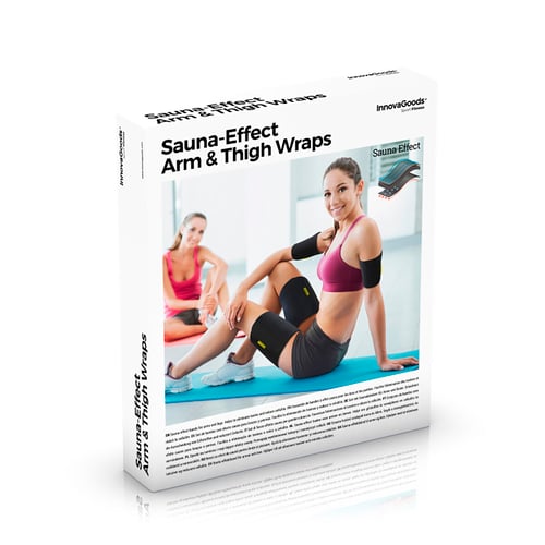 InnovaGoods Sauna-Effect Arm & Thigh Wraps (Pack of 4)_5
