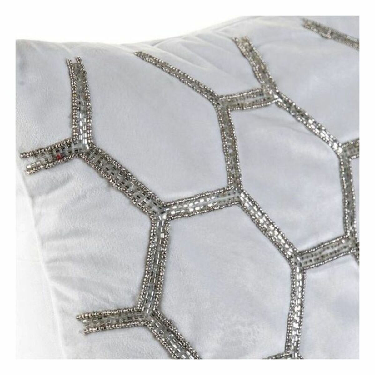 Cushion DKD Home Decor Velvet Geometric (45 x 45 cm)_2