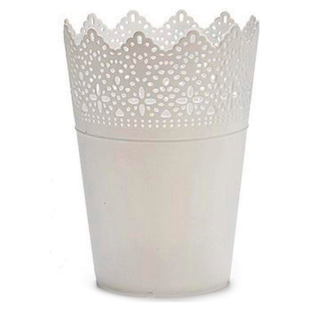 Plant pot White Plastic (14,3 x 18,2 x 14,3 cm) (15 x 18 x 15 cm)_1