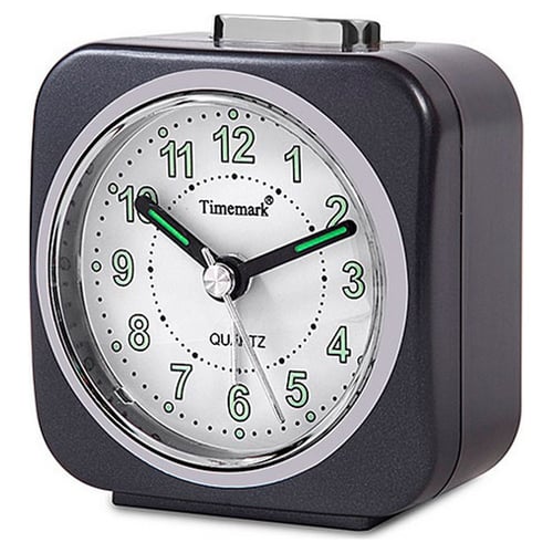 Analog vekkerklokke Timemark Grey (9 x 8 x 5 cm) - picture