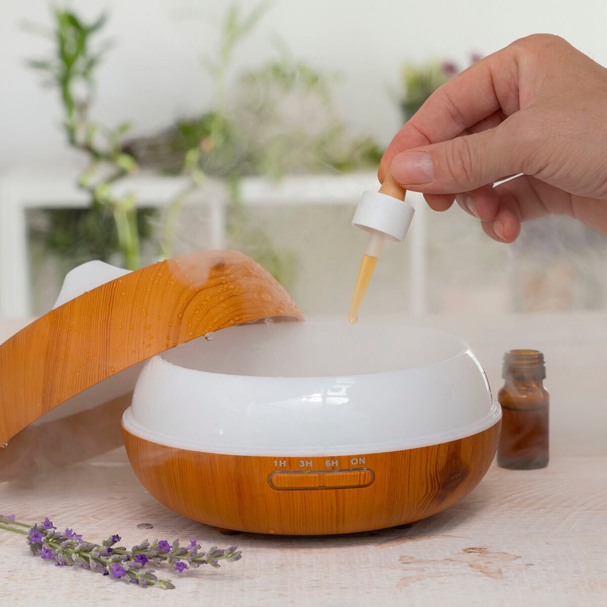 InnovaGoods Wooden-Effect Aromatherapy Humidifier_26