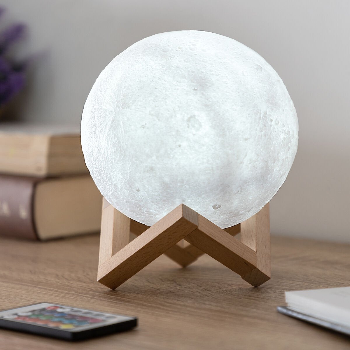 Rechargeable LED Moon Lamp Moondy InnovaGoods_32