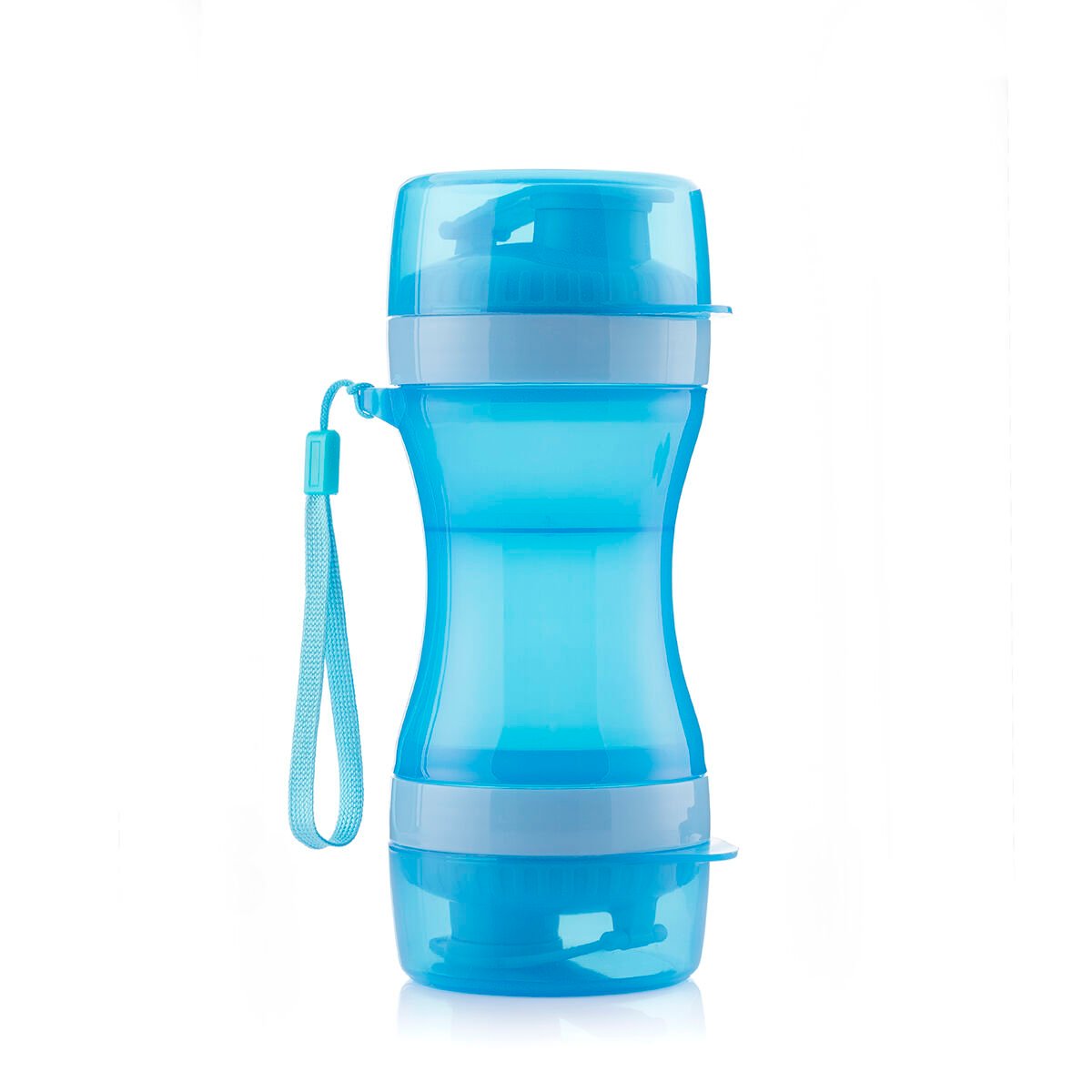 2-in-1 bottle with water and food containers for pets Pettap InnovaGoods_23