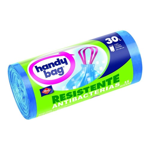 Affaldsposer Handy Bag Dryppe Anti-bakterie (15 x 30 L)_1