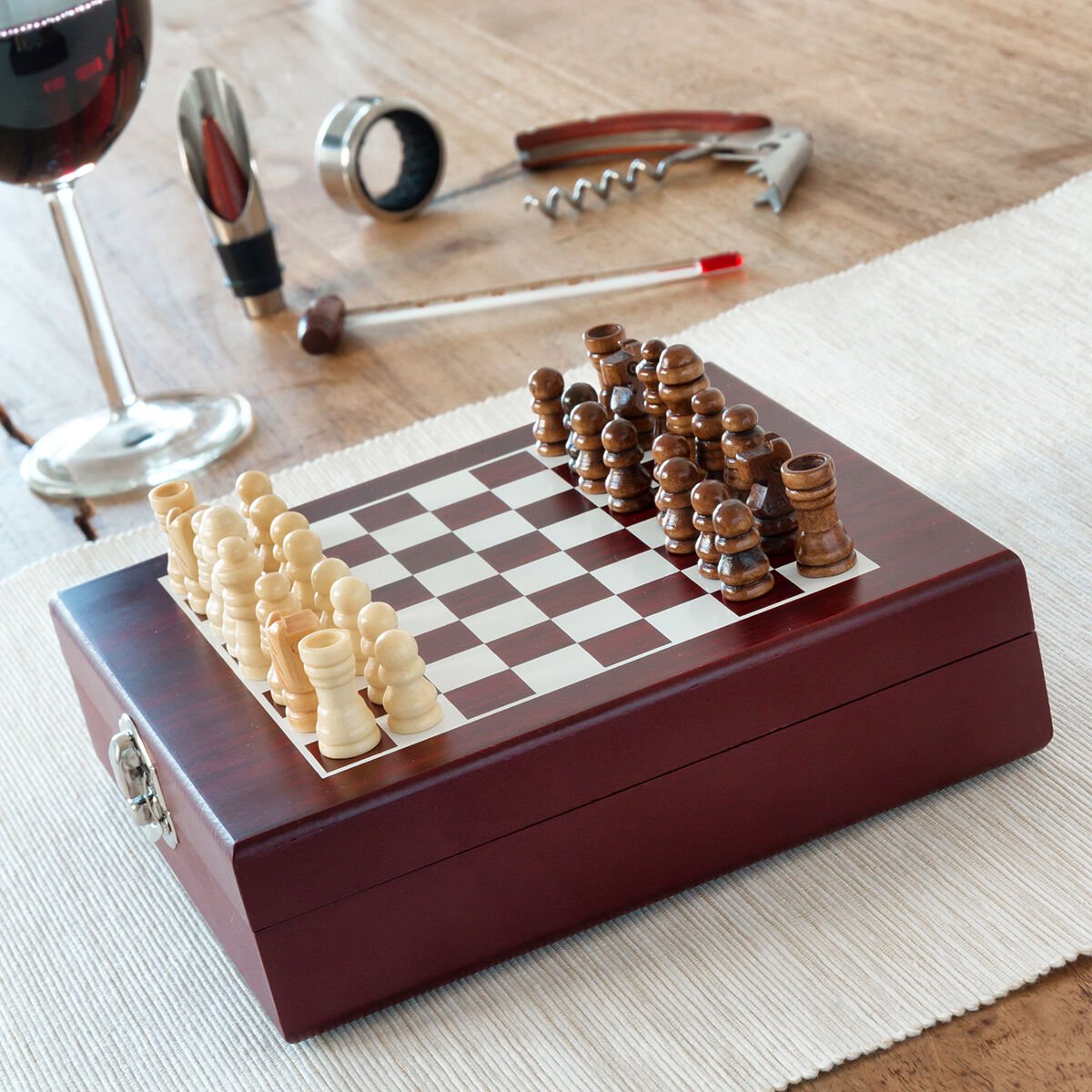 InnovaGoods Chess Wine Set (37 Pieces)_35