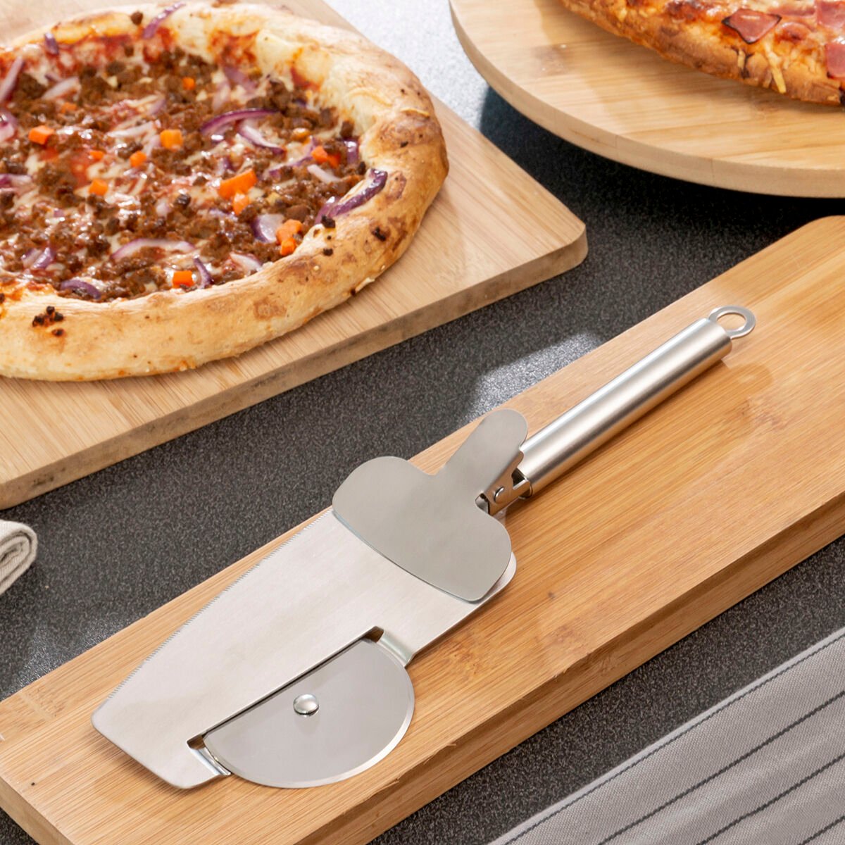 InnovaGoods 4-in-1 Nice Slice Pizza Cutter_0