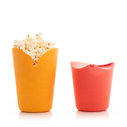 Sammenfoldelige silikone Popcorn Poppers Popbox InnovaGoods (Pakke med 2)_14