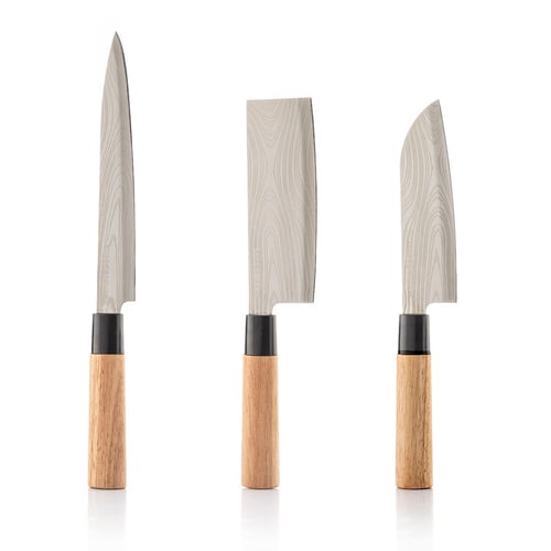 Sæt med japanske knive med professionel bæretaske Damas·Q InnovaGoods_19