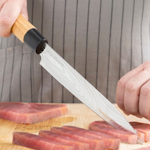 Sæt med japanske knive med professionel bæretaske Damas·Q InnovaGoods_29