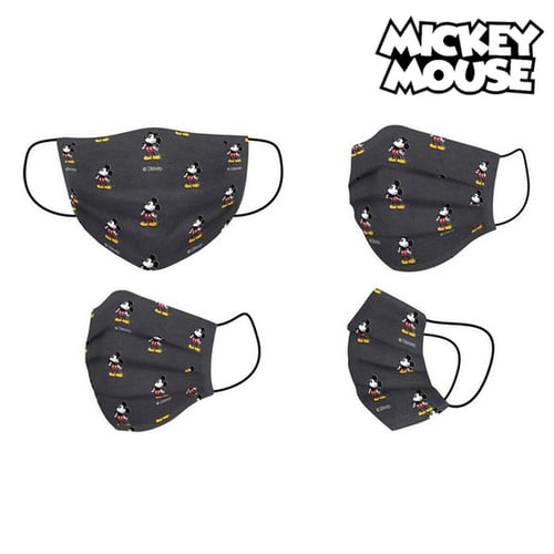 Hygiejnisk maske Mickey Mouse + 11 år Sort - picture