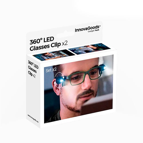 InnovaGoods 360º LED Clips til Briller (Pakke med 2)_6