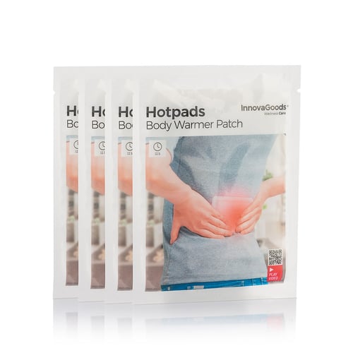 Klæberige Varmelapper til kroppen Hotpads InnovaGoods (Pakke med 4)_4