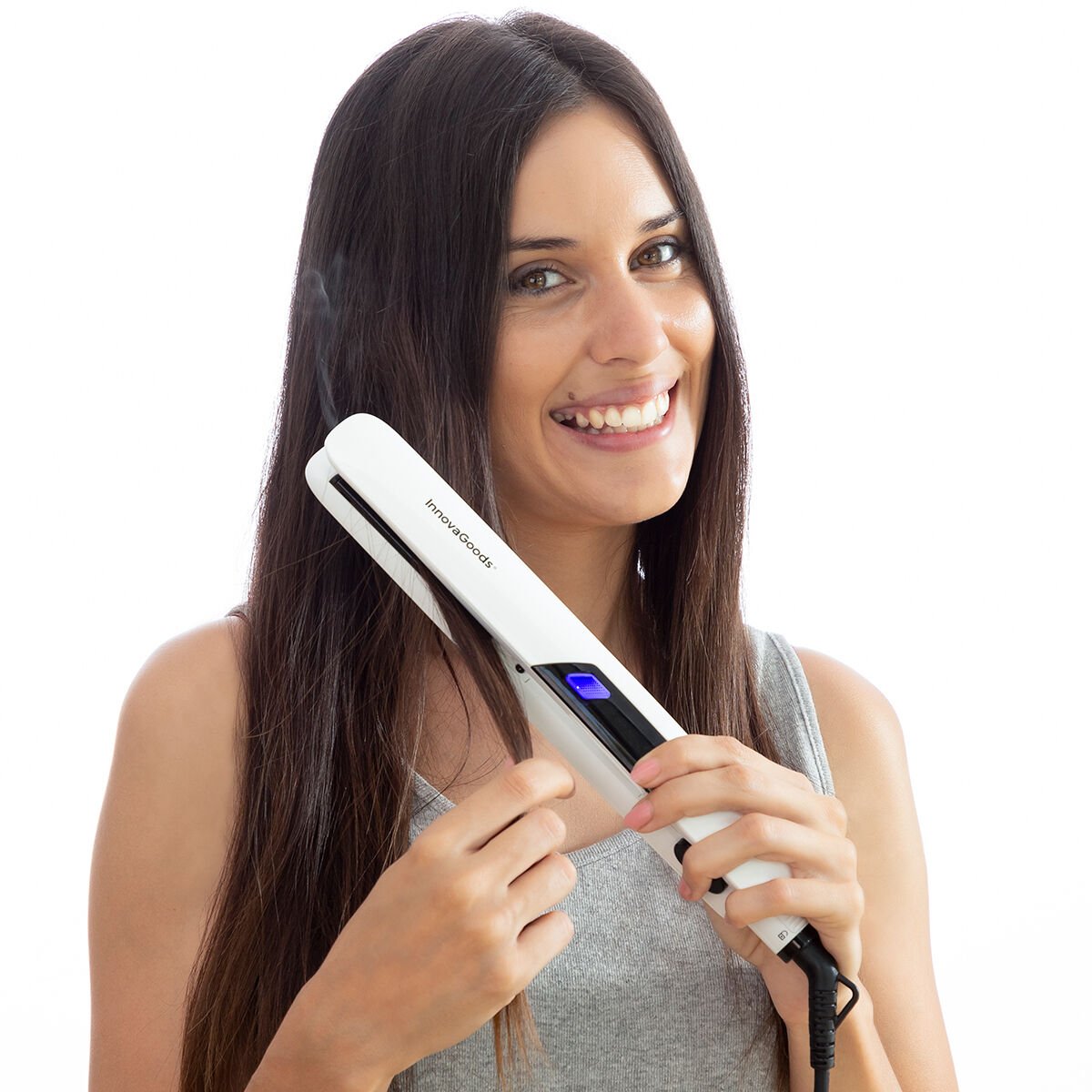 Ceramic Hair Iron with Steam Stemio InnovaGoods 36 W_25