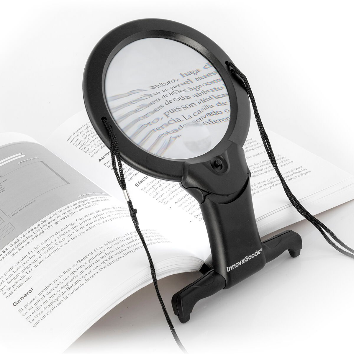 Hands-Free Magnifying Glass with LED light Zooled InnovaGoods_20