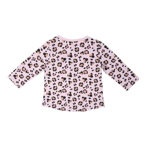Langærmet T-shirt til Børn Minnie Mouse Pink_5