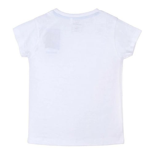 Børne Kortærmet T-shirt Frozen Hvid_5