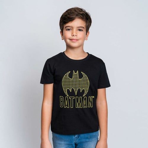 Børne Kortærmet T-shirt Batman Sort_4