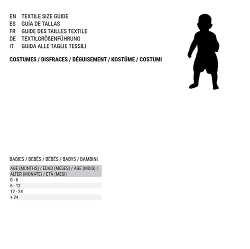 Kostume til babyer Mande dværg (4 Pcs), str. 6-12 måneder_6