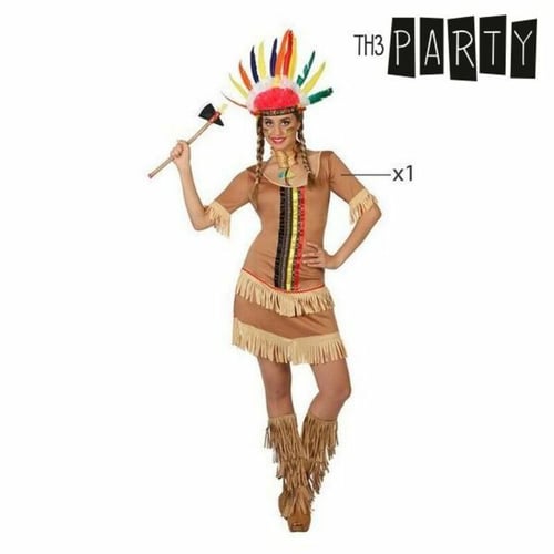 Kostume til voksne Indianer kvinde, str. XS/S_8