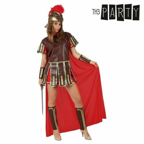 Kostume til voksne Th3 Party Kvindelig romersk kriger, str. XL_1