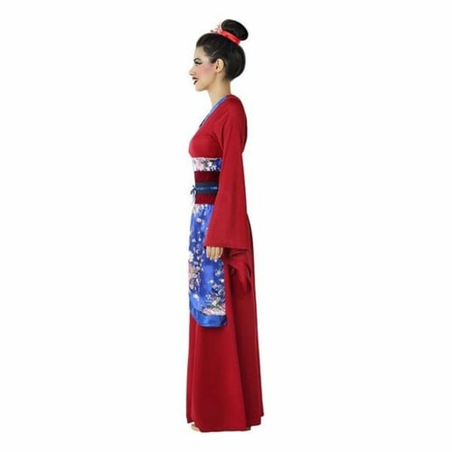 Kostume til voksne Kineser pige Rød, str. XXL_2