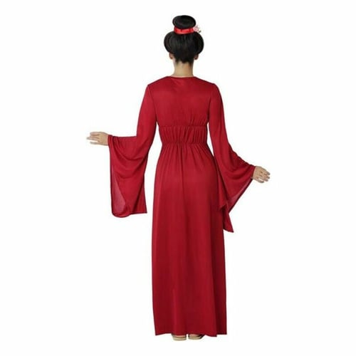 Kostume til voksne Kineser pige Rød, str. XL_4