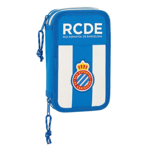 Dobbelt penalhus RCD Espanyol Blå Hvid (28 pcs) - picture