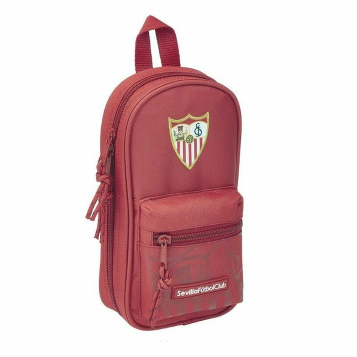 Backpack Pencil Case Sevilla Fútbol Club Red (33 Pieces)_0