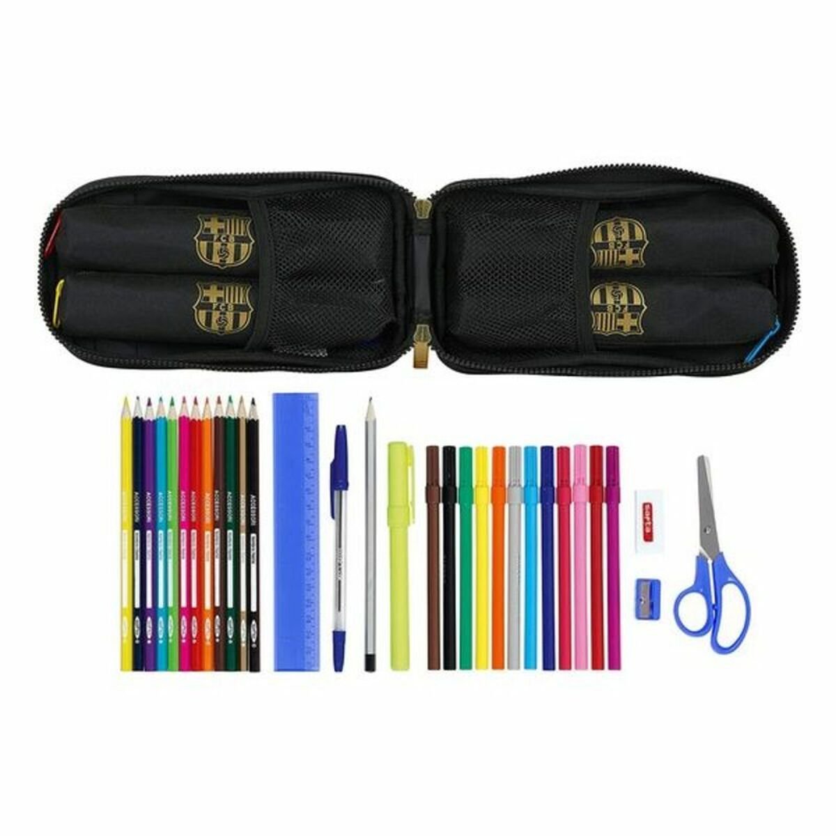 Backpack Pencil Case F.C. Barcelona 20/21 Black (33 Pieces)_5