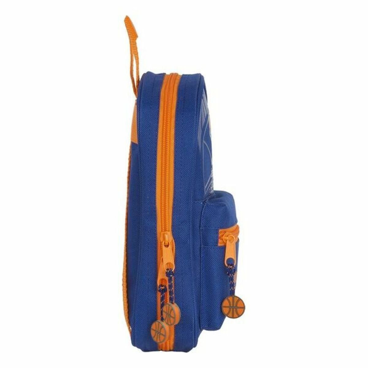 Backpack Pencil Case Valencia Basket Blue Orange_4