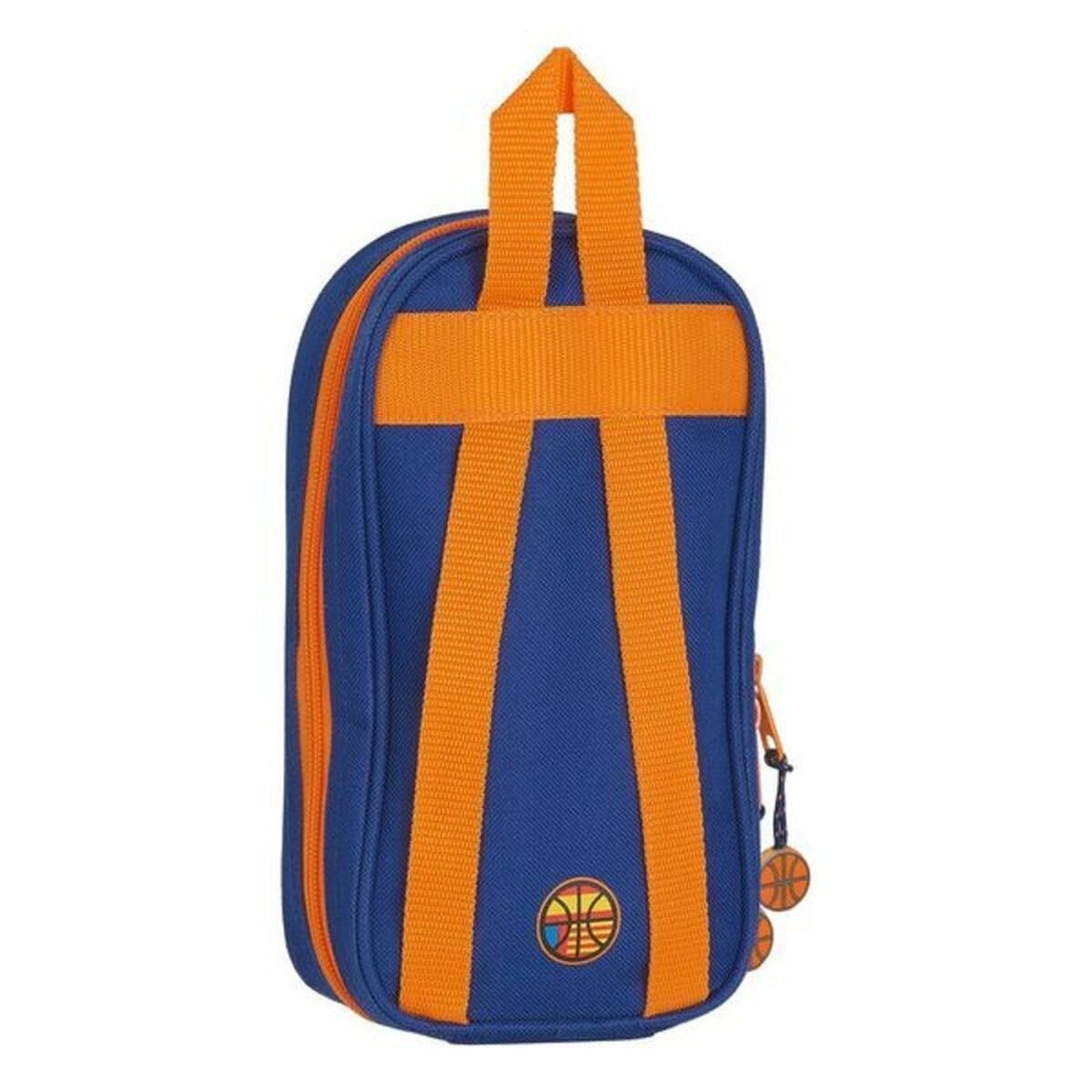 Backpack Pencil Case Valencia Basket Blue Orange_8