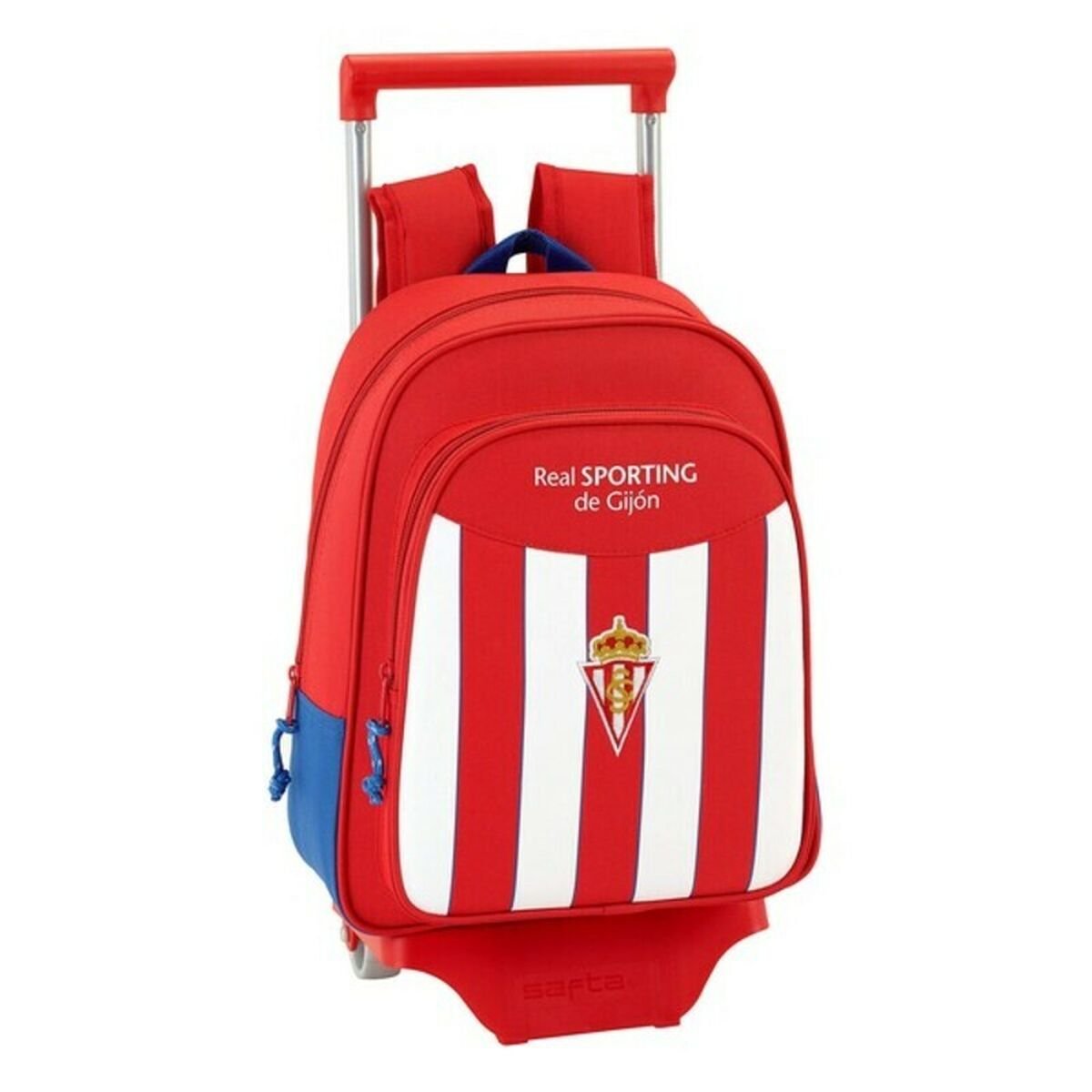 School Rucksack with Wheels 705 Real Sporting de Gijón (27 x 10 x 67 cm)_0