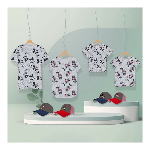 Børne Kortærmet T-shirt Mickey Mouse Grå - picture