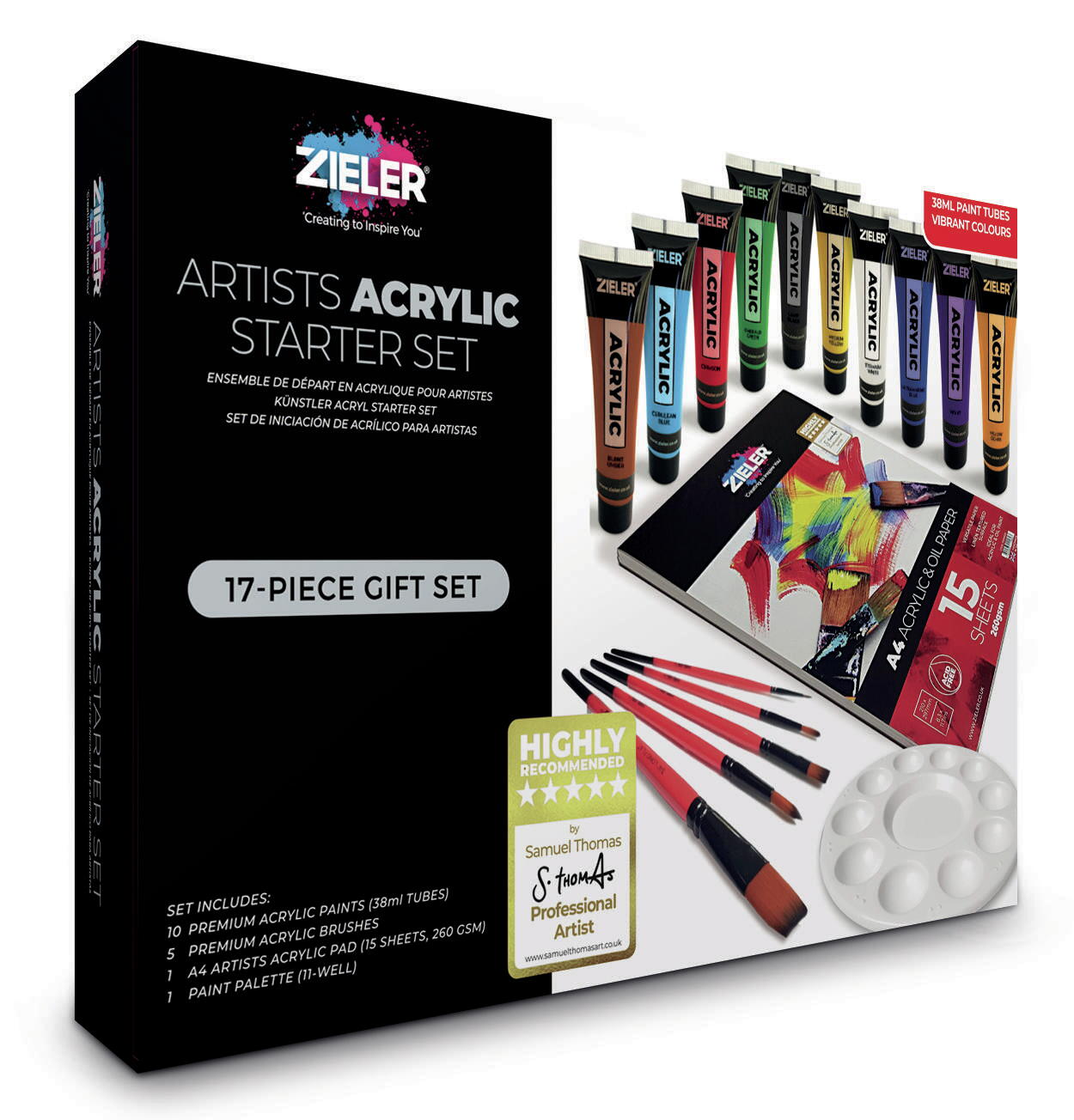 Zieler - Artist Acrylic Starter Set (609299307)_0
