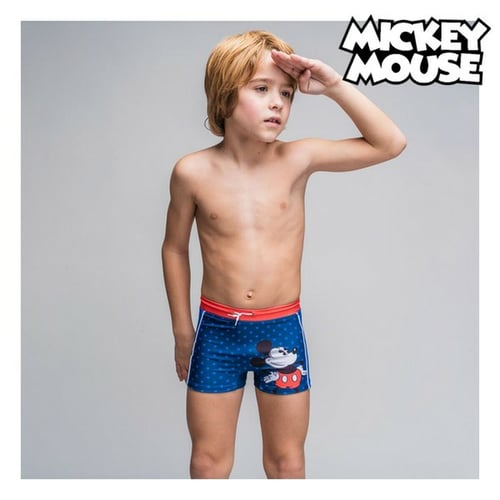 Drengebadebukserne Mickey Mouse Blå_0