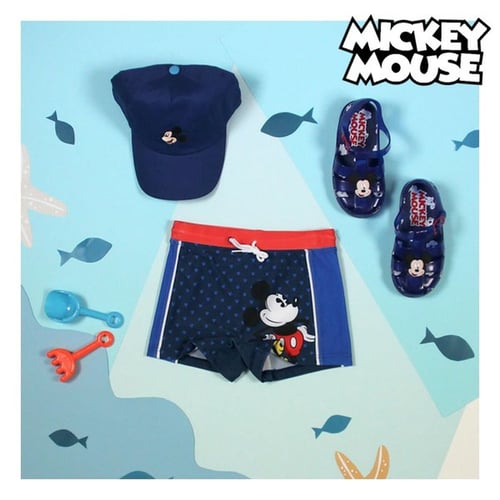 Drengebadebukserne Mickey Mouse Blå_2