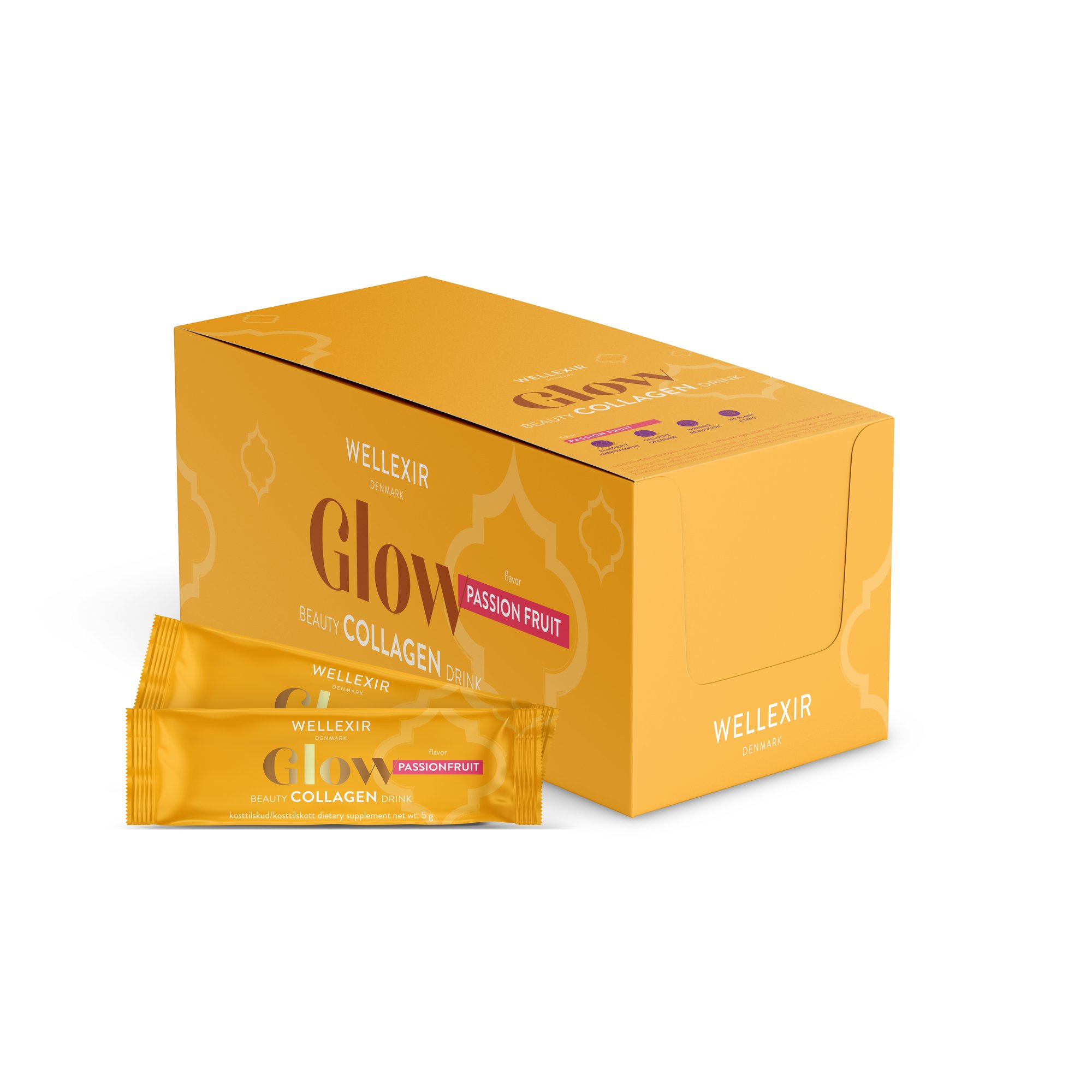 Wellexir - Glow Beauty Drink  Passion fruit BOX 50 Pcs_0