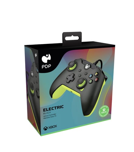 PDP Gaming Wired Controller - Electric Black - picture