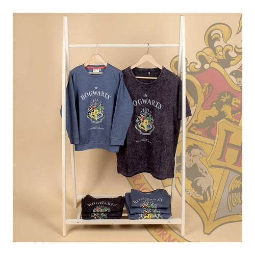 Langærmet T-shirt til Børn Harry Potter Mørkegrå_8