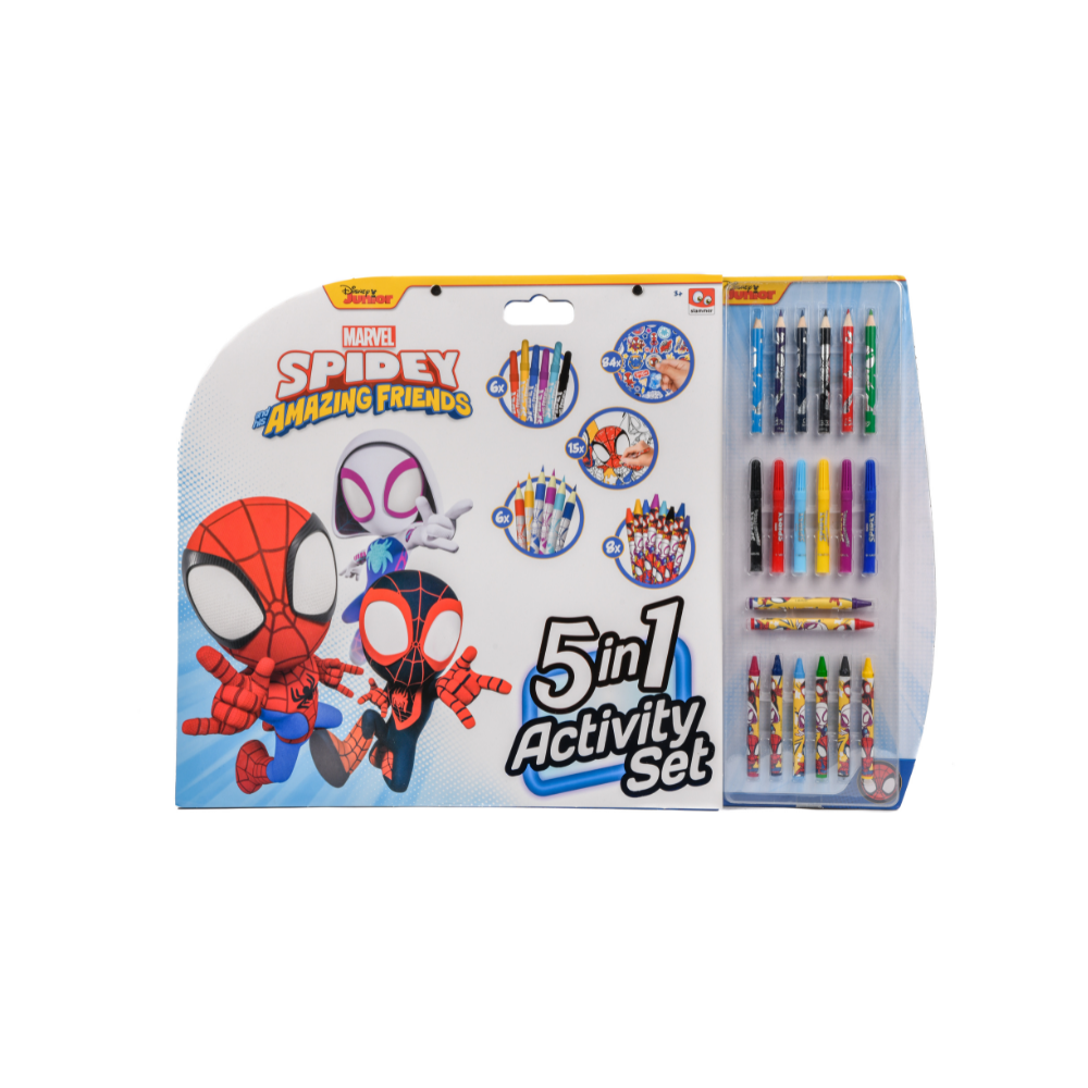 Spidey and His Amazing Friends - 5-In-1 Coloring Activities Set (SP22306)_0