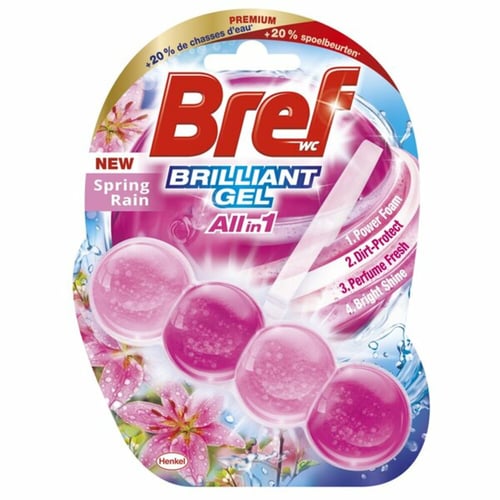 Bref Toiletblok Brilliant gel all-in-1 Spring Rain 42 gr_0