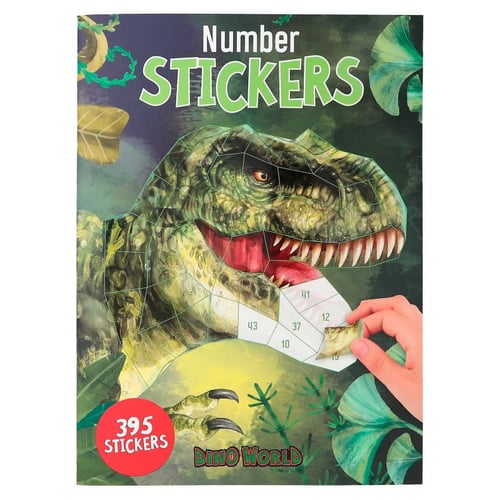 Dino World Number Stickersbog_0