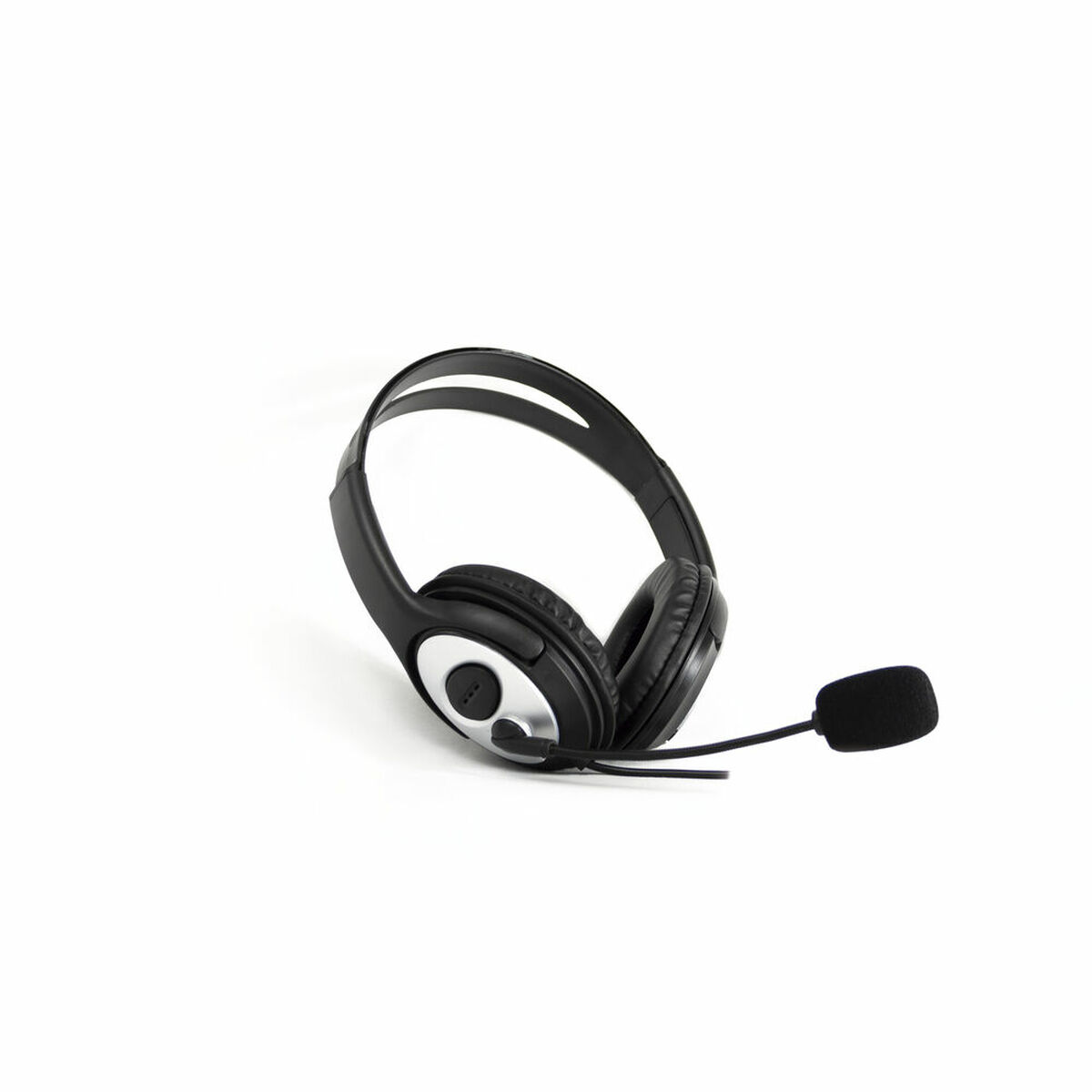 Headphones with Microphone CoolBox COO-AUM-01 Black_1
