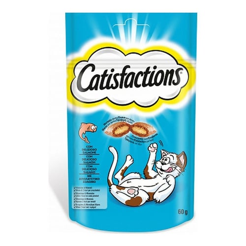 Kattemad Catisfactions Snack Laksefarvet (60 g)_1