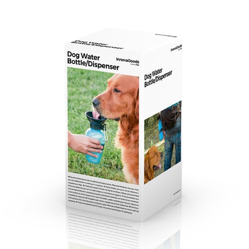 Vattenflaska med drickskål för hundar InnovaGoods_2